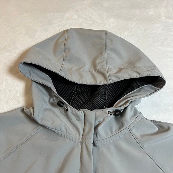 New Balance Women's Soft Shell Zip Up Jacket with Hood Size Large **FLAWED** - Picture 5 of 13